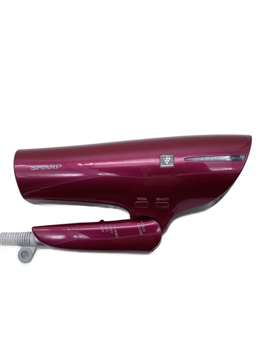 【中古】SHARP◆ドライヤー・ヘアアイロン IB-HP9-R [ルビーレッド]/プラズマクラスター/冷温切り替え【家電・ビジュアル・オーディオ】