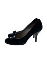 【中古】Salvatore Ferragamo◆パンプス/--/BLK/スウェード【シューズ】(4)