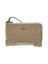 【中古】COACH◆COACH コーチ ポーチ/WHT/無地/F53536/シグネチャーリストレット//【バッグ】