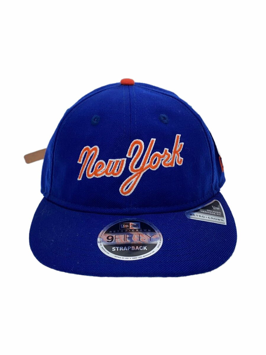 【中古】NEW ERA◆New York キャップ/コットン/RED/メンズ/14307152【服飾雑貨他】