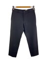 【中古】COMME des GARCONS HOMME HOMME◆ノープリーツスラックス/ボトム/S/ウール/BLK/IC-P008//【メンズウェア】