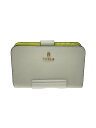 【中古】FURLA◆2つ折り財布/PVC/GRY/無