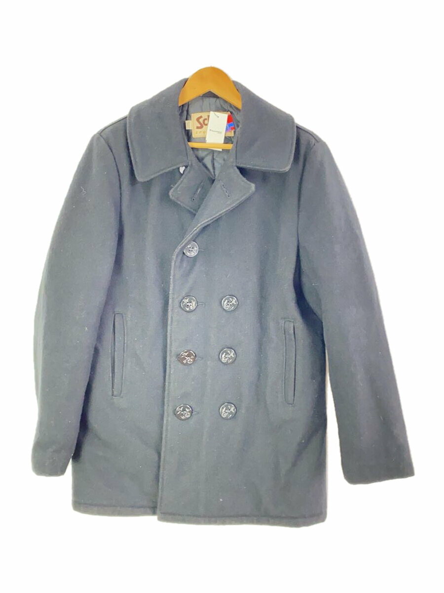 【中古】Schott◆コート/40/コットン/BLK/無地【メンズウェア】