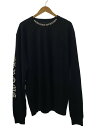 【中古】CHROME HEARTS◆長袖Tシャツ/XL/コットン/WHT/プリント//【メンズウェア】