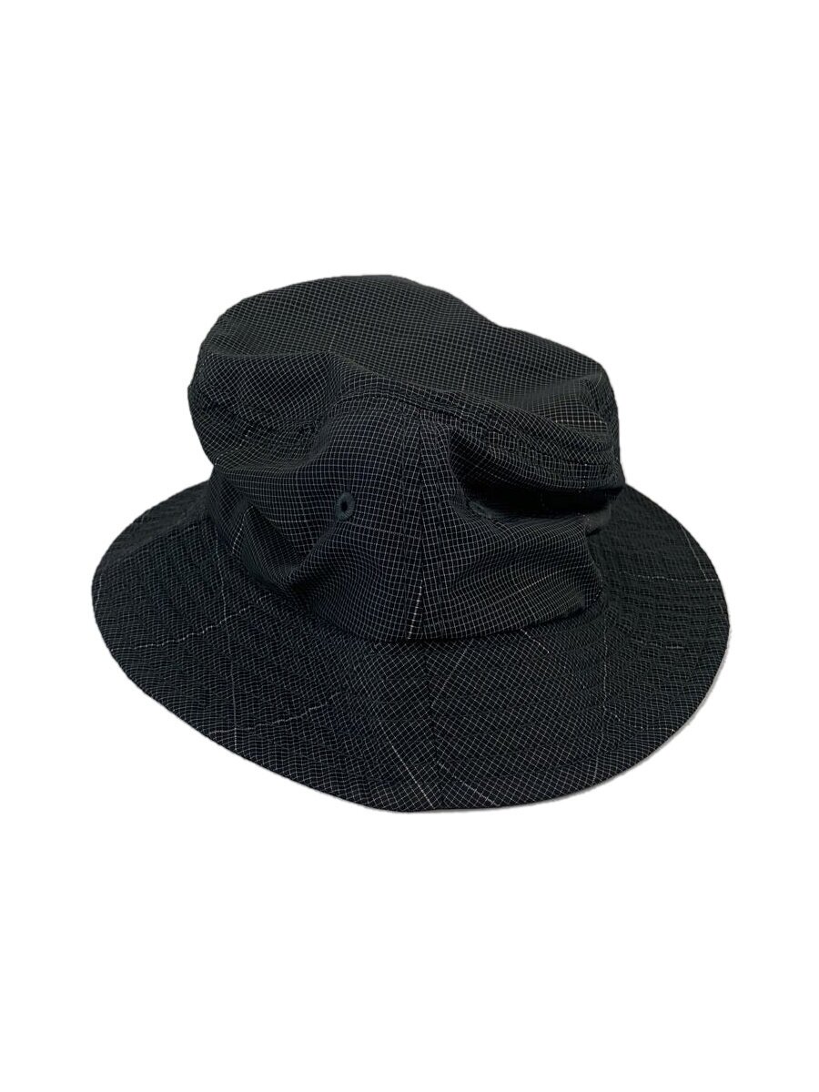 【中古】STUSSY◆ハット/--/ポリエステル/GRY/チェック/メンズ【服飾雑貨他】