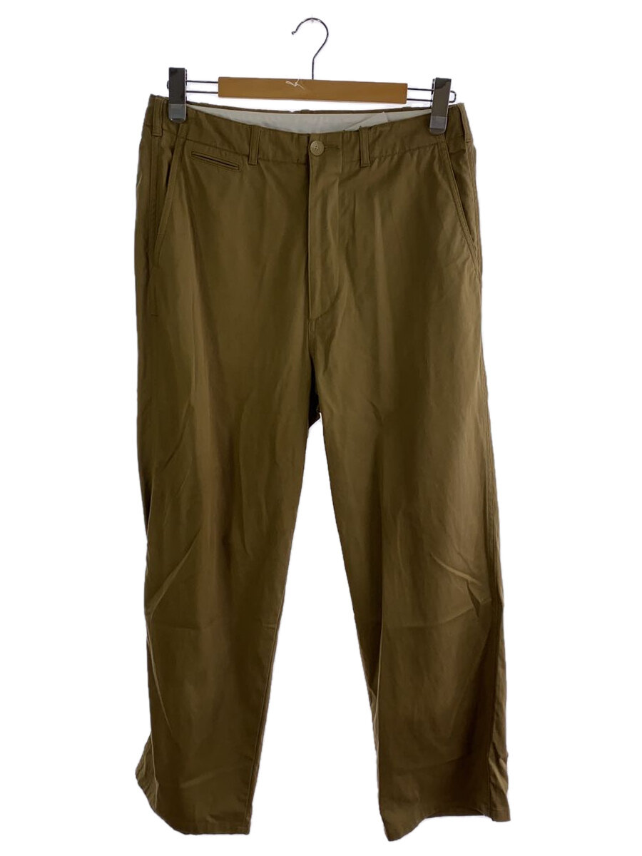 【中古】Steven Alan◆ツイル アーミー ノープリーツ トラウザー/ボトム/M/コットン/BEG/8114-155-1024【メンズウェア】