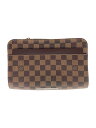 【中古】LOUIS VUITTON◆サンルイ_ダミエ・エベヌ_BRW/PVC/BRW【バッグ】