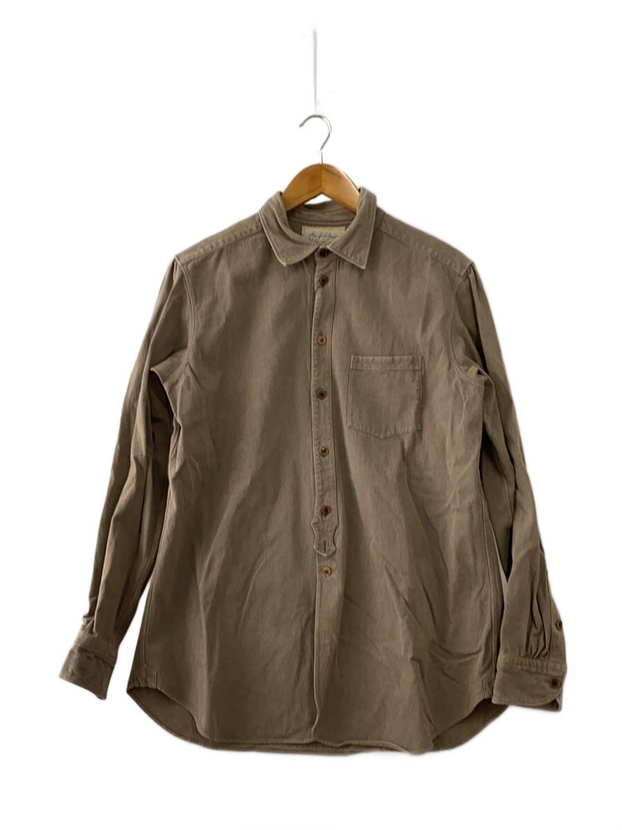 【中古】The crooked Tailor◆レギュラーカラーシャツ/長袖シャツ/48/コットン/BRW//【メンズウェア】