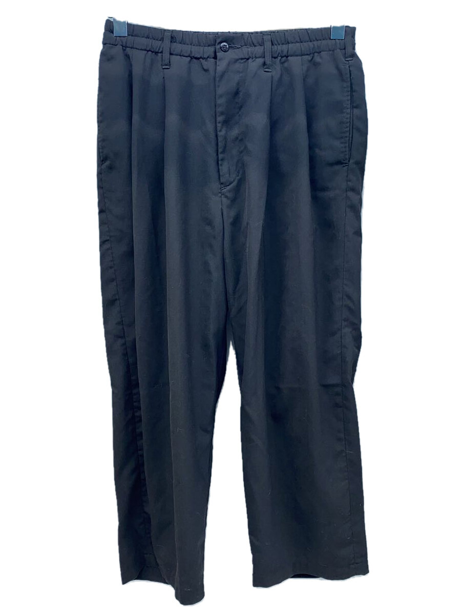 【中古】COOTIE◆WOOL GABARDINE 2 TUCK EASY PANTS/2タックイージーパンツ/S/BLK/日本製//【メンズウェア】
