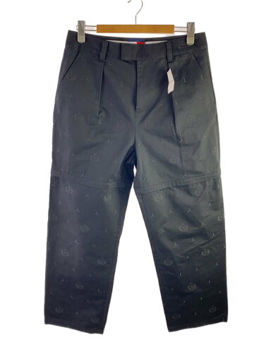 【中古】TOMMY HILFIGER◆ボトム/M/コットン/BLK/総柄/MW37362【メンズウェア】 【中古】TOMMY HILFIGER◆ボトム/M/コットン/BLK/総柄/MW37362【メンズウェア】