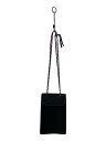 【中古】LOEWE◆ネックポケット/フォンショルダー/ポーチ/レザー/BLK//【バッグ】(4)