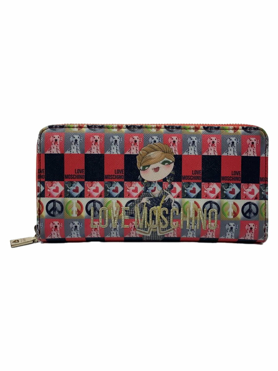【中古】LOVE MOSCHINO◆長財布/--/マルチカラー/レディース【服飾雑貨他】