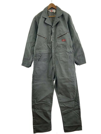 【中古】DICKIES◆オールインワン/44/コットン/GRY/無地【メンズウェア】 【中古】DICKIES◆オールインワン/44/コットン/GRY/無地【メンズウェア】