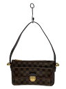 【中古】LOUIS VUITTON◆ラヴェッロGM_ダミエ・エベヌ_BRW/PVC/BRW【バッグ】(4)