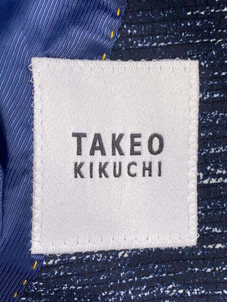 【中古】TAKEO KIKUCHI◆セットアップ/スーツ/3/ポリエステル/ネイビー/ba070-42023【メンズウェア】