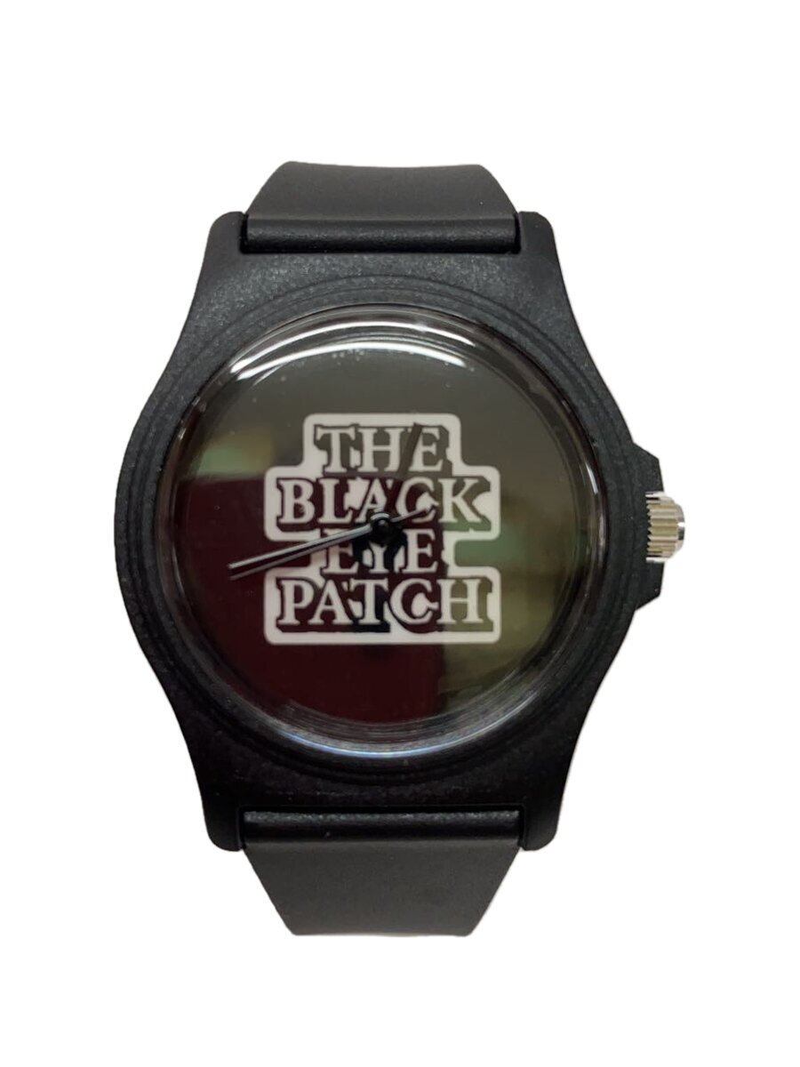 Rakuten - 【中古】THE BLACK EYE PATCH◆クォーツ腕時計/アナログ/ラバー/BLK/BLK【服飾雑貨他】