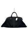 【中古】Orobianco◆2way/クロコ型押し切替/ボストンバッグ/ナイロン/BLK【バッグ】