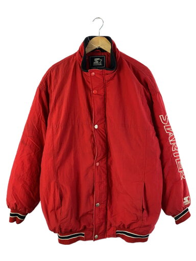 【中古】STARTER◆ナイロンジャケット/L/ナイロン/RED【メンズウェア】 【中古】STARTER◆ナイロンジャケット/L/ナイロン/RED【メンズウェア】