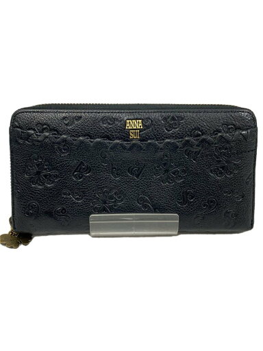 【中古】ANNA SUI◆ダリア/長財布/レザー/BLK/レディース/313180【服飾雑貨他】 【中古】ANNA SUI◆ダリア/長財布/レザー/BLK/レディース/313180【服飾雑貨他】