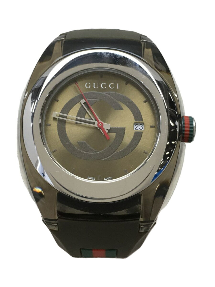 【中古】GUCCI◆クォーツ腕時計/アナ