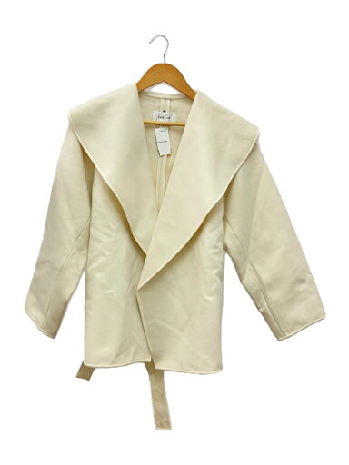 【中古】FRAY I.D◆23AW/ショートリバーコート/ジャケット/one/ポリエステル/アイボリー/FWFC235901【レディースウェア】 【中古】FRAY I.D◆23AW/ショートリバーコート/ジャケット/one/ポリエステル/アイボリー/FWFC235901【レディースウェア】