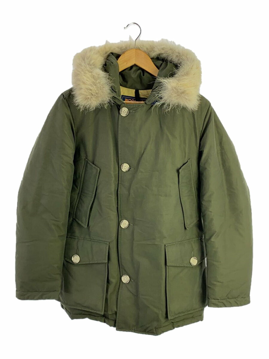 【中古】Woolrich◆ダウンジャケット/XS/コットン/KHK/WOCPS2393D【メンズウェア】