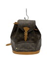 【中古】LOUIS VUITTON◆1)ミニ・モンスリ_モノグラム・キャンバス/PVC/BRW/総柄//【バッグ】