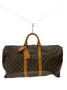 【中古】LOUIS VUITTON◆キーポル50_モノグラム・キャンバス_BRW/PVC/BRW/総柄【バッグ】