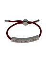【中古】LOUIS VUITTON◆ブレスレット/--/RED/レディース/M00274【服飾雑貨他】