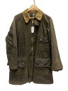 【中古】Barbour◆Solway Zipper/2 Crest/状態考慮/ベルト欠品/ライナー破れ有/BRW【メンズウェア】