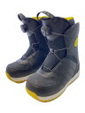【中古】salomon◆スノーボードブーツ/22cm/BOA/BLK/LAUNCH BOA JR【スポーツ】