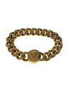 【中古】VERSACE◆メデューサ/チェーンブレスレット/喜平/GLD/メンズ【服飾雑貨他】