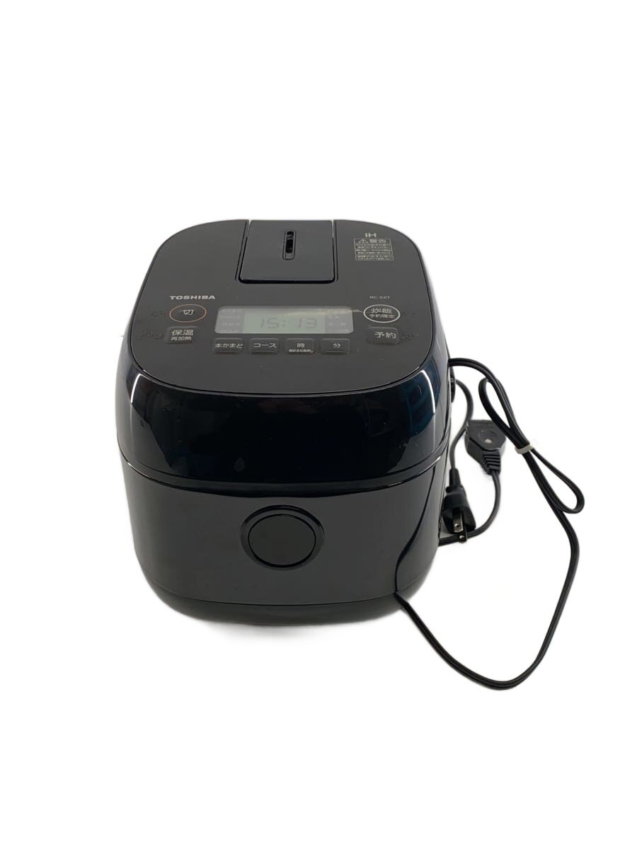 【中古】TOSHIBA◆炊飯器 RC-5XT(K)【家電・ビジュアル・オーディオ】