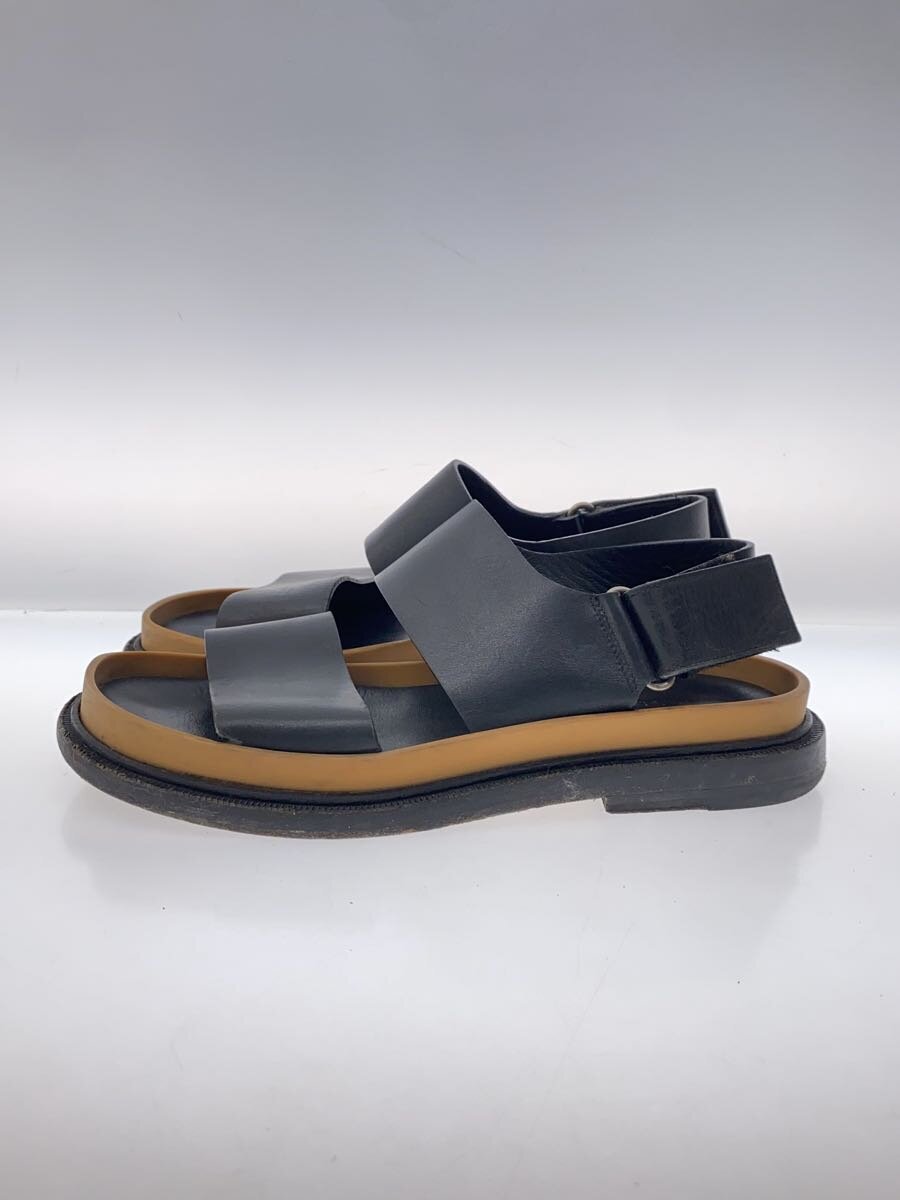【中古】GUCCI◆サンダル/5/ブラック/レザー/407303【シューズ】