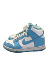 【中古】NIKE◆DUNK HI RETRO_ダンク ハイ レトロ/24.5cm/BLU【シューズ】(4)