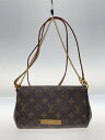 【中古】LOUIS VUITTON◆フェイボリットMM_モノグラム・キャンバス_BRW/PVC/BRW/※内側汚れ有【バッグ】