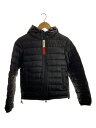 【中古】MONCLER◆ROOK GIUBBOTTO/ダウンジャケット/O/ナイロン/BLK/無地/ ...