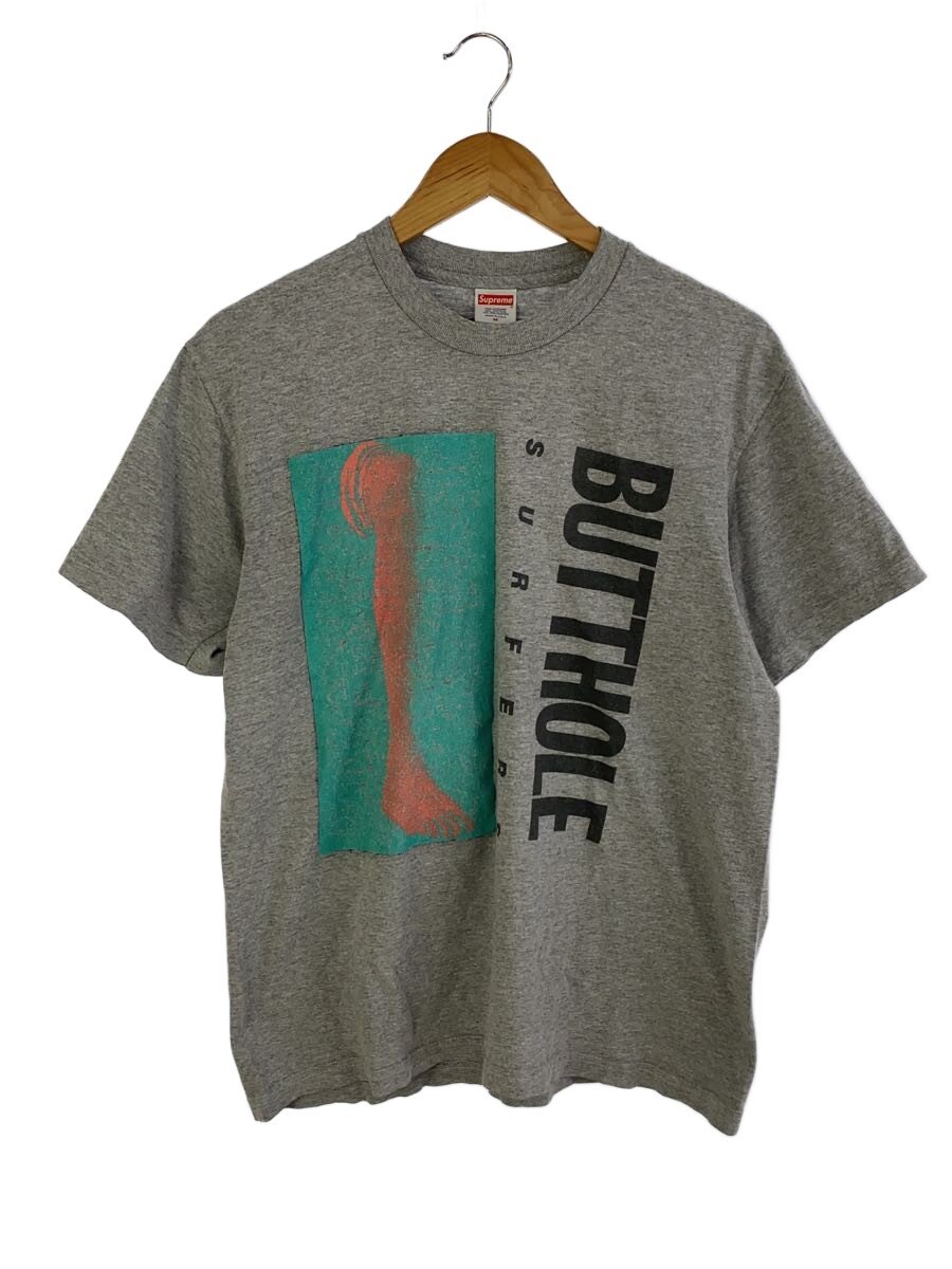 Supreme◆Butthole Surfers Leg Tee/Tシャツ/M/コットン/GRY