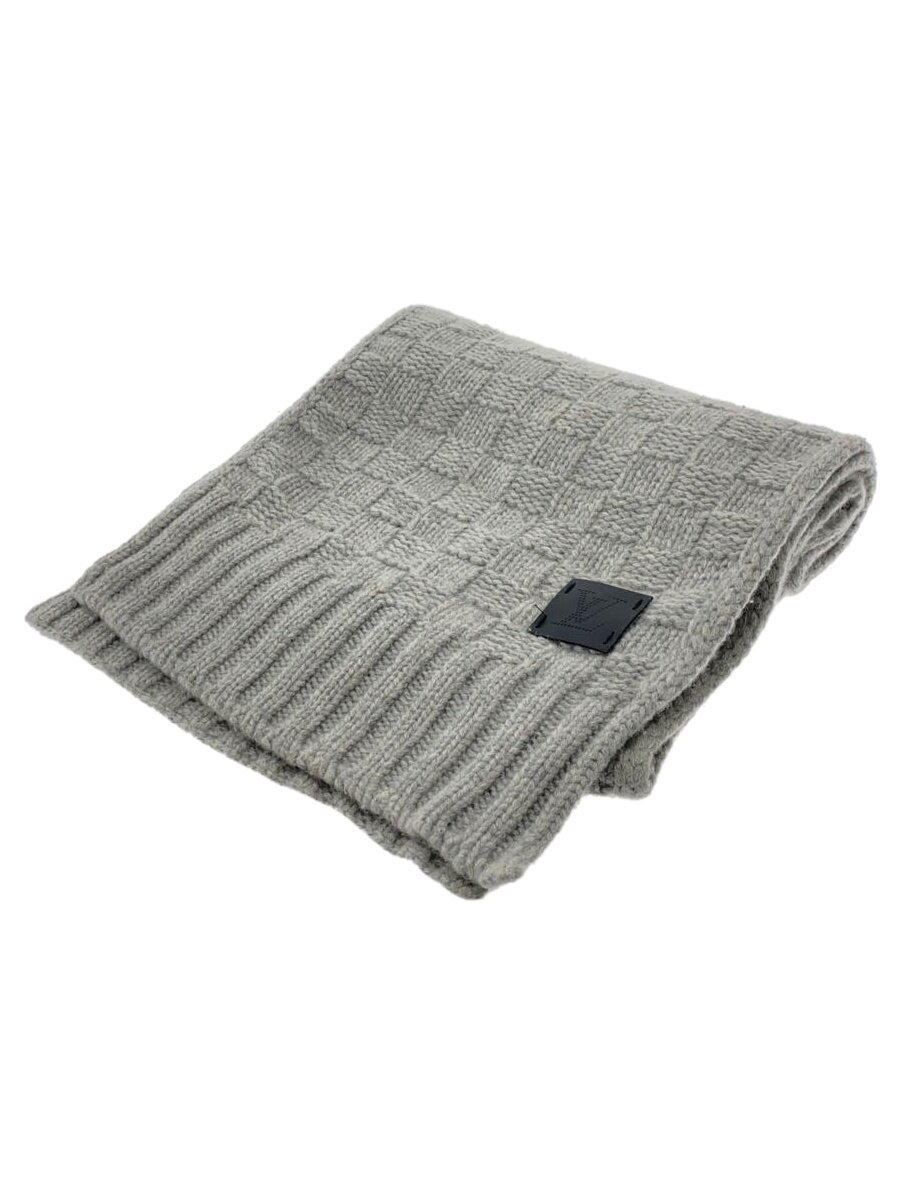 【中古】LOUIS VUITTON◆エシャルプ・ヘルシンキ_GRY/カシミア/GRY/メンズ【服飾雑...