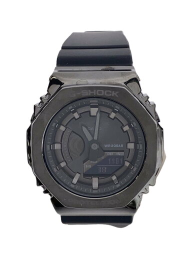 【中古】CASIO◆クォーツ腕時計_G-SHOCK/デジアナ/ラバー/BLK/GRY【服飾雑貨他】 【中古】CASIO◆クォーツ腕時計_G-SHOCK/デジアナ/ラバー/BLK/GRY【服飾雑貨他】
