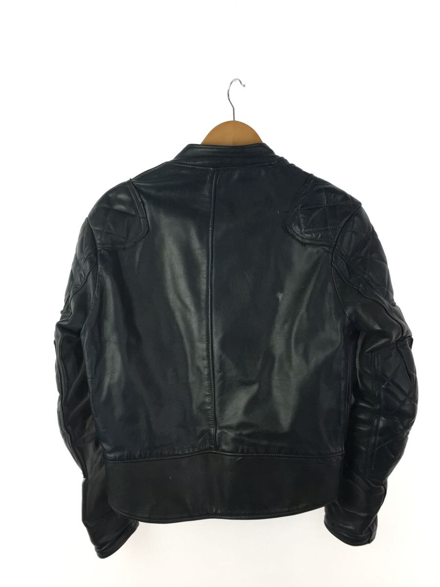 【中古】Lewis Leathers◆ダブルライダースジャケット/38/レザー/NVY【メンズウェア】