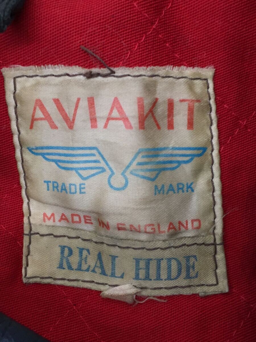 【中古】Lewis Leathers◆ダブルライダースジャケット/38/レザー/NVY【メンズウェア】