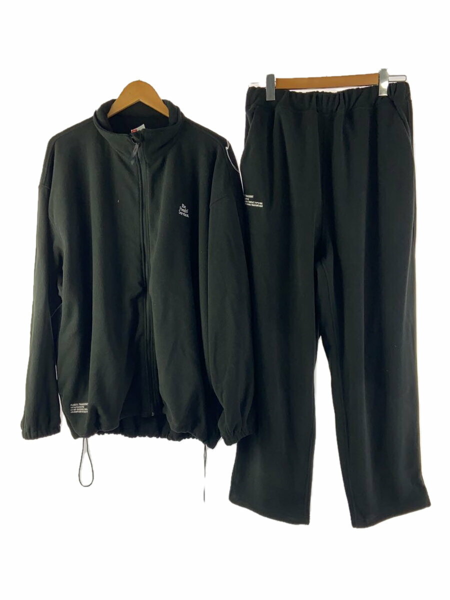 【中古】FreshService◆セットアップ/L/ポリエステル/BLK/FSW-23-ST-261【メンズウェア】