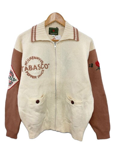 【中古】TABASCO/カーディガン(厚手)/M/ウール/BEG【メンズウェア】 【中古】TABASCO/カーディガン(厚手)/M/ウール/BEG【メンズウェア】