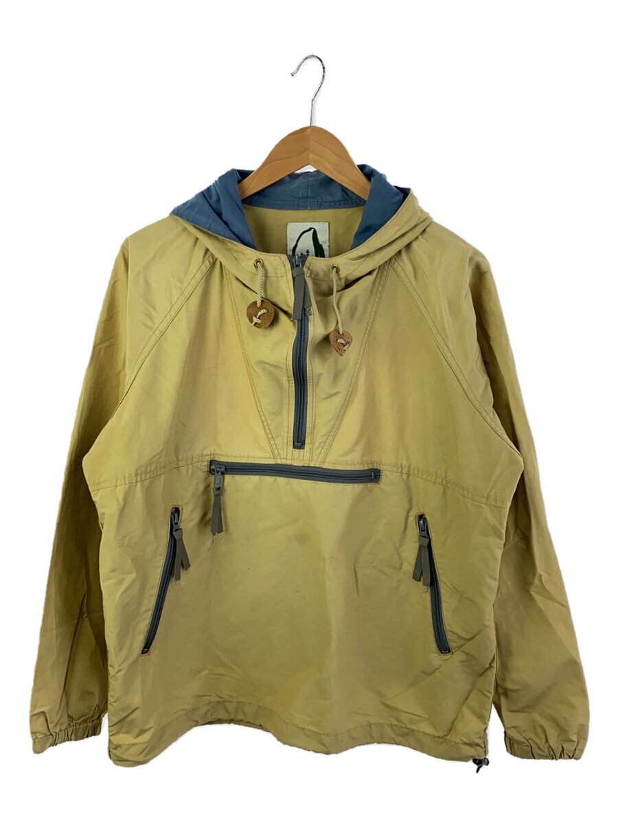 【中古】SIERRA DESIGNS◆90s/USA製/アノラックジャケット/L/ナイロン/BEG/無地【メンズウェア】