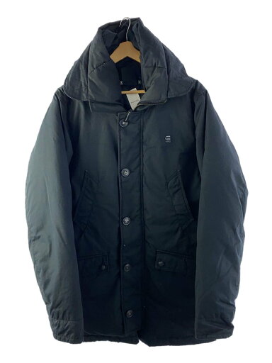 【中古】G-STAR RAW◆ダウンジャケット/M/ポリエステル/BLK/無地//【メンズウェア】 【中古】G-STAR RAW◆ダウンジャケット/M/ポリエステル/BLK/無地//【メンズウェア】