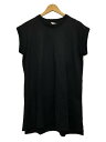 【中古】MIU MIU◆ノースリーブワンピース/M/--/ブラック【レディースウェア】
