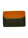 【中古】TOD’S◆PCケース/バイカラー/クラッチバッグ/レザー/BRW【バッグ】