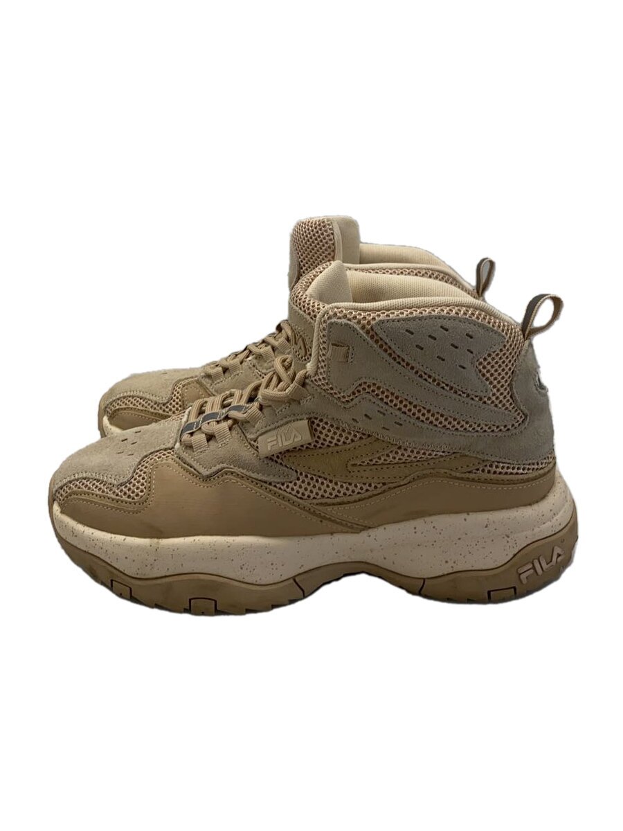 【中古】FILA◆RANGER BOOT/ハイカットスニーカー/26.5cm/BEG/1HM01845-232//【シューズ】