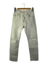 【中古】Levi’s◆ボトム/30/コットン/WHT/00501-0135/UK製/ボタン裏刻印299【メンズウェア】(4)
